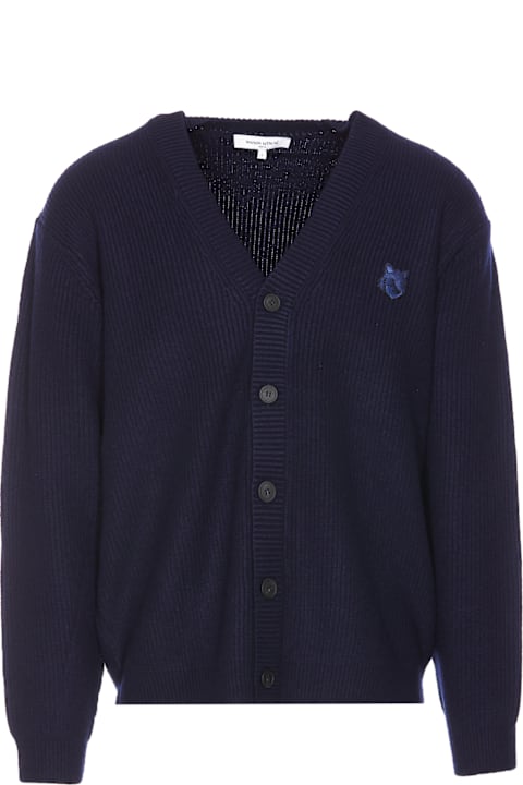 Homeware Maison Kitsuné Bold Fox Head Patch Cardigan