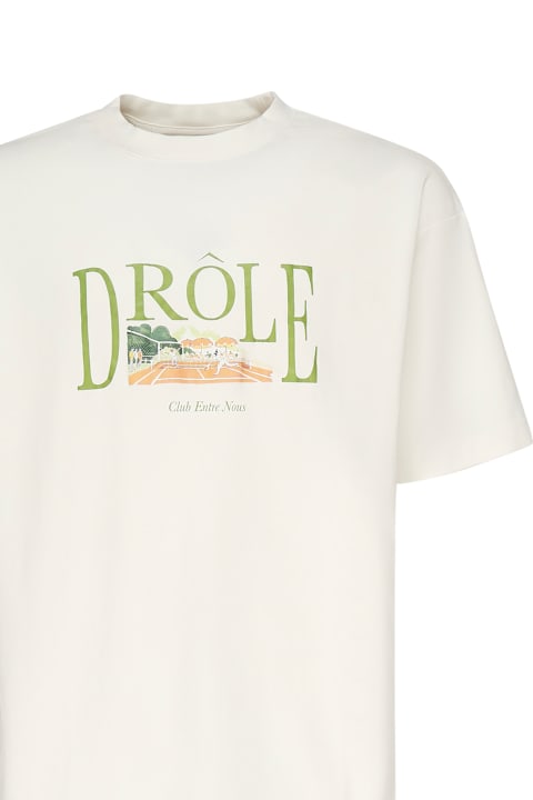 Drôle de Monsieur for Men Drôle de Monsieur Tennis Court T-shirt