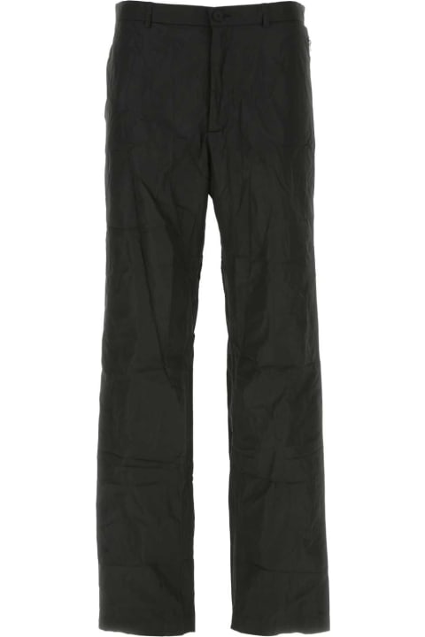 Fashion for Men Balenciaga Black Polyester Pant