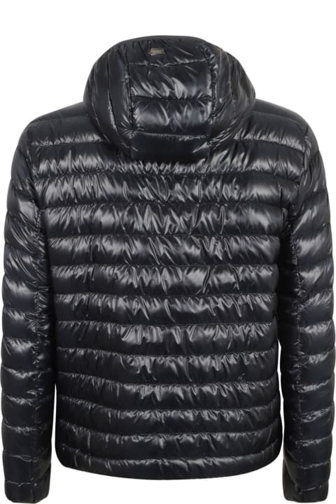 Herno Men Herno Hooded Quilted Puffer Jacket