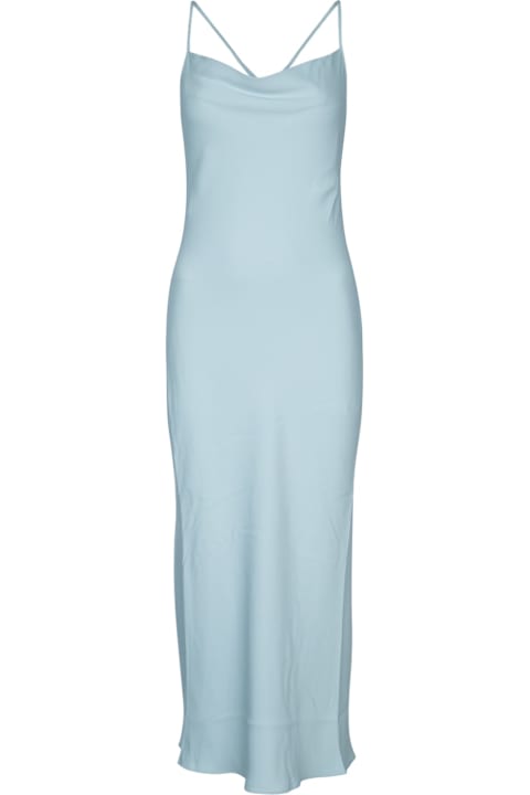 Calvin Klein فساتين لـ السيدات Calvin Klein Crepe Low Back Drape Dress