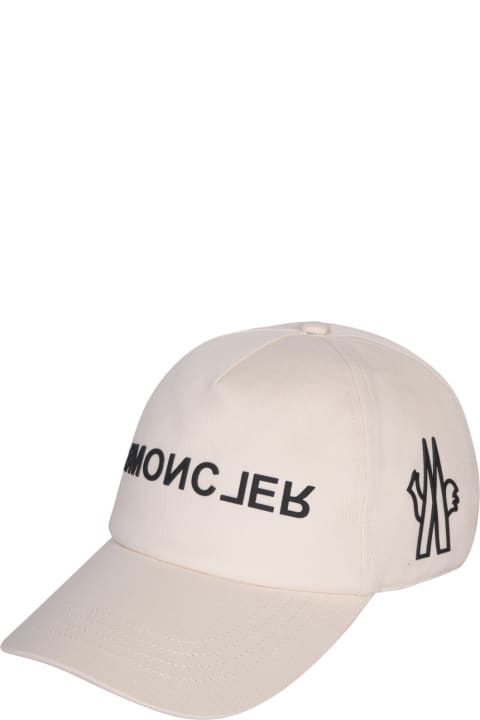 Hats for Women Moncler Grenoble Logo Printed Cap