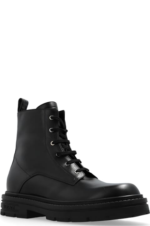 Versace Shoes for Women Versace Round-toe Lace-up Ankle Boots