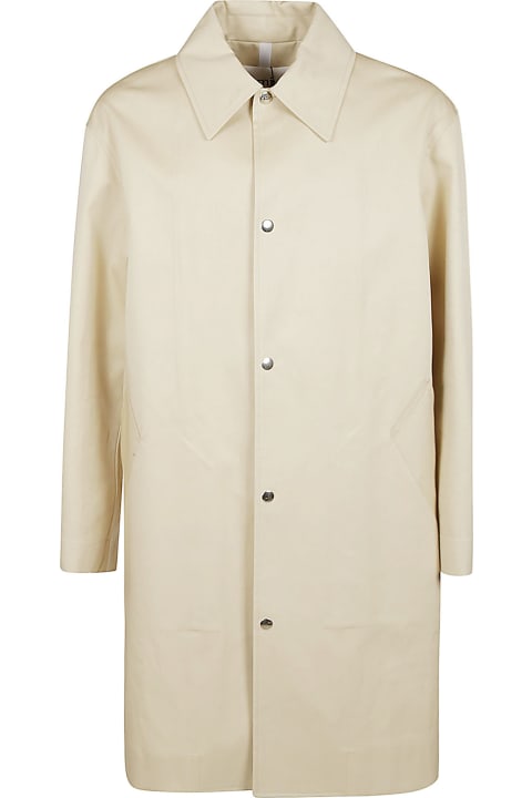 Coats & Jackets for Men Ami Alexandre Mattiussi Rear Slit Plain Buttoned Coat