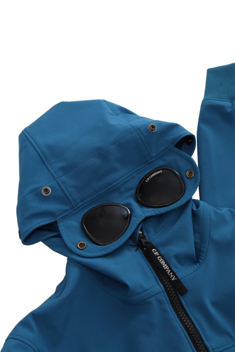 C.P. Company Undersixteen for Boys C.P. Company Undersixteen Blue Hooded Jacket