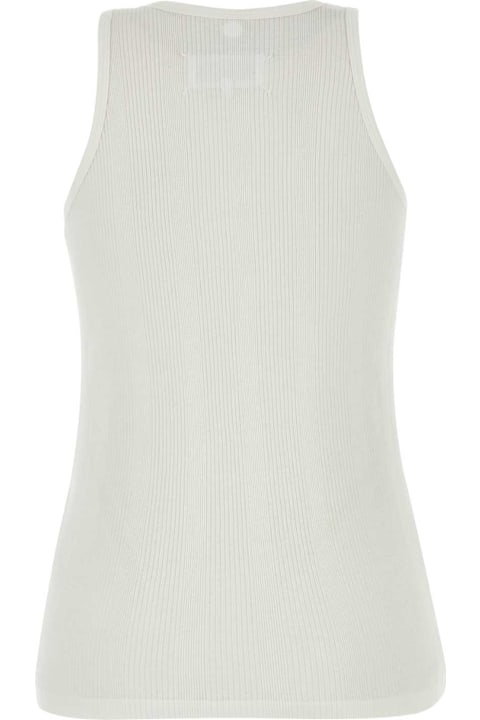 Homeware Maison Margiela White Cotton Blend Tank Top