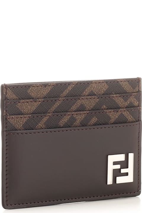 Fendi Wallets for Men Fendi Fendi Diagonal Card Holder