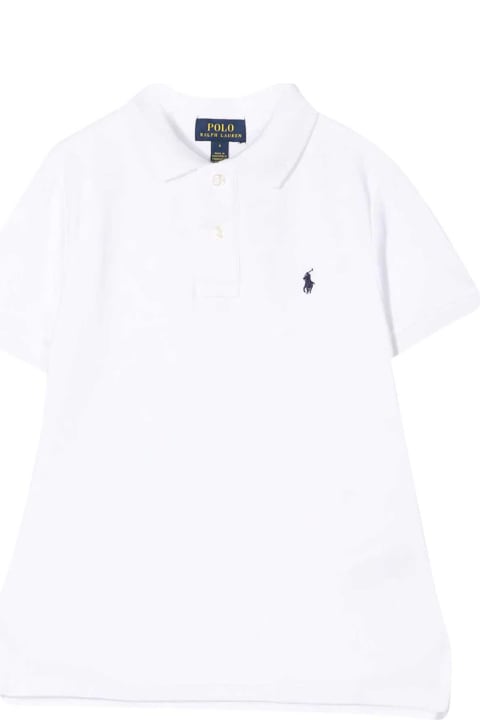 Polo Ralph Lauren Topwear for Boys Polo Ralph Lauren White Polo