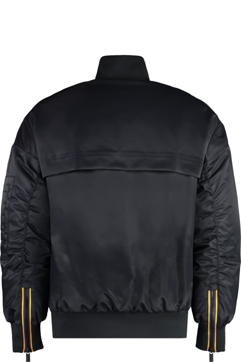 K-Way Coats & Jackets for Men K-Way Londony Bomber In Technical Fabric