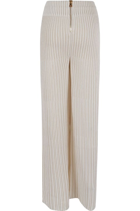 Balmain Clothing for Women Balmain High-rise Knitted Trousers