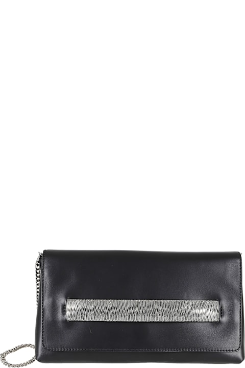 Orciani for Kids Orciani Clutch Gossip Nappa Chain