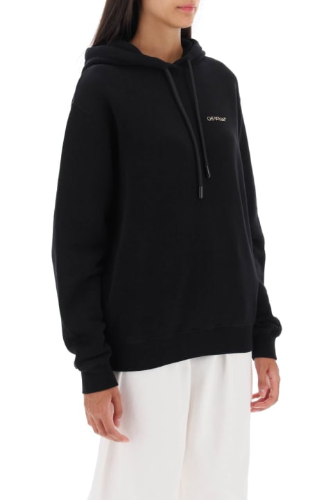 Fleeces & Tracksuits for Women Off-White Hoodie With Back Embroidery
