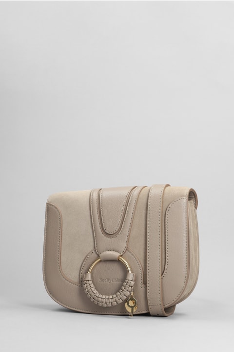 See by Chloé for Women See by Chloé Hana Shoulder Bag In Taupe Leather