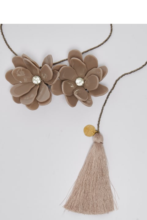 Malìparmi Necklaces for Women Malìparmi Collana Resin Flower Necklace