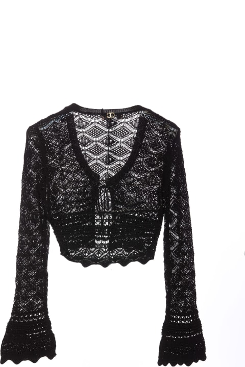 TwinSet Topwear for Women TwinSet Lace Details Shrug