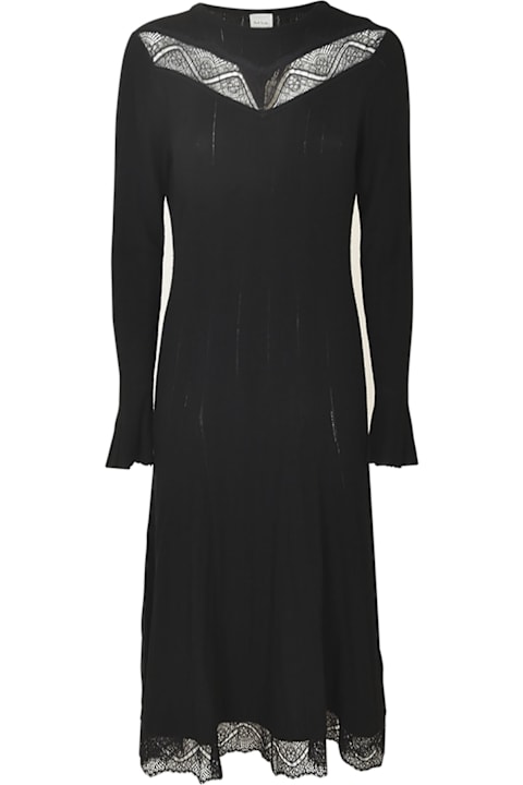 Paul Smith Dresses for Women Paul Smith Lace Paneled Long-sleeved Slim Dress