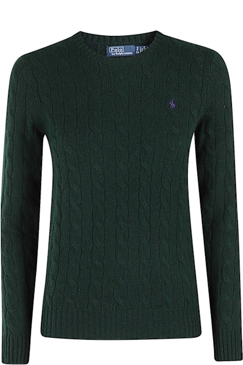 Ralph Lauren Sweaters for Women Ralph Lauren Pony Embroidered Cable-knit Jumper