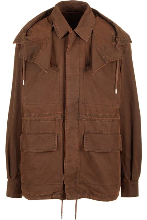 Alexander McQueen Coats & Jackets for Men Alexander McQueen Cotton Canvas Parka