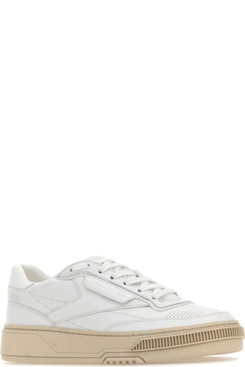 メンズ新着アイテム Reebok White Leather Club C Ltd Sneakers
