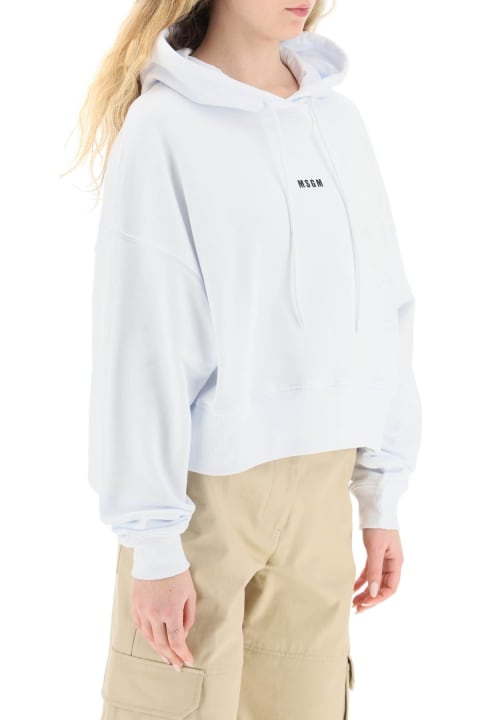 Homeware MSGM Small Logo Cropped Sweatshirt
