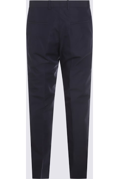 Gucci Pants for Women Gucci Navy Blue Cotton Pants
