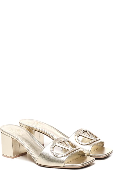 Sandals for Women Valentino Garavani Vlogo Signature Slide Sandal