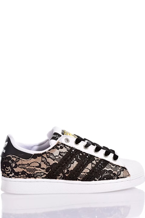 Mimanera Shoes for Women Mimanera Adidas Superstar Black Lace