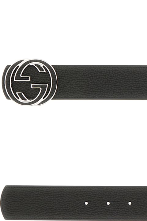 Gucci for Men Gucci Black Leather Belt