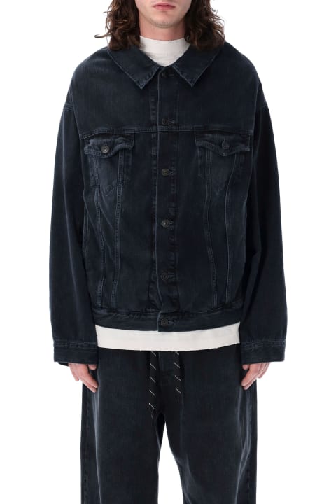 Clothing for Men Balenciaga Off-shoulder Denim Jacket