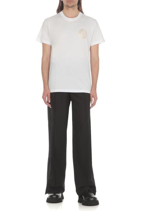 インテリア Versace Jeans Couture T-shirt With Vemblem Logo