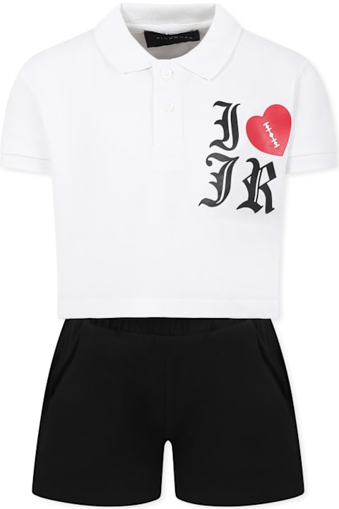 Homeware Richmond White Suit For Girl With Logo