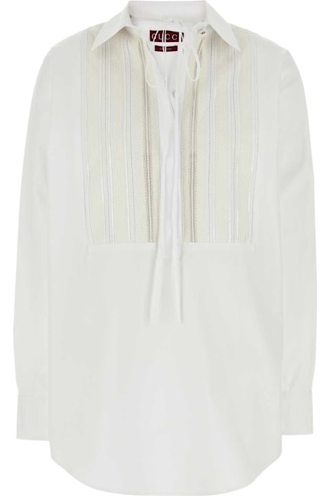 Fashion for Women Gucci White Poplin Oversize Shirt
