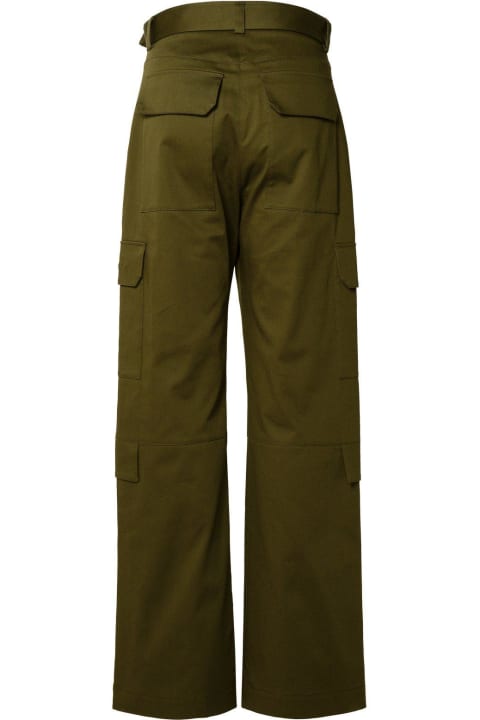 Fashion for Women MSGM Straight-leg Belted Cargo Trousers MSGM