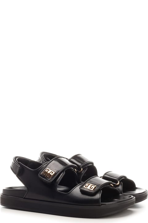 Givenchy Women Givenchy 4g Leather Sandals