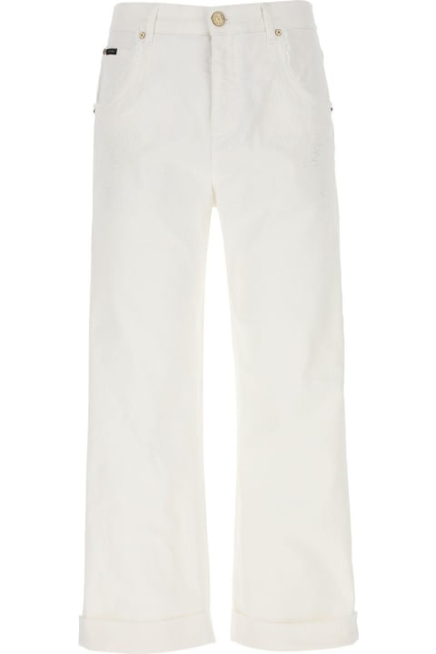 Etro for Men Etro White Stretch Denim Jeans