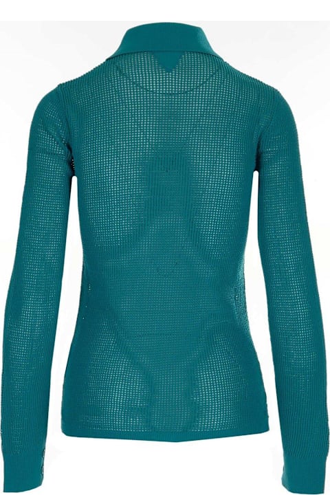 Homeware Bottega Veneta Mesh Buttoned Cardigan