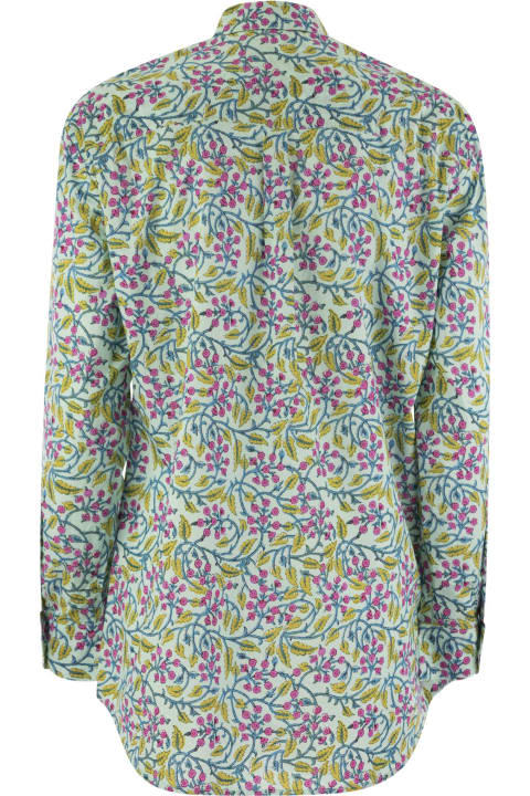 Topwear for Women MC2 Saint Barth Brigitte - Shirt With Flower Pattern Shirt