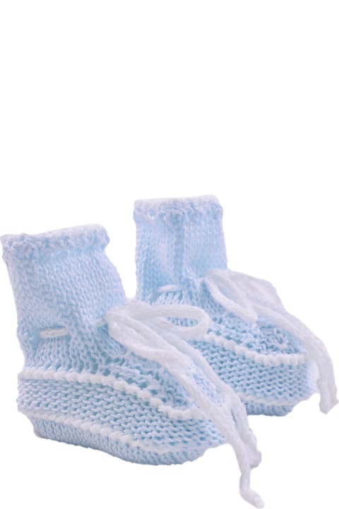 Piccola Giuggiola Accessories & Gifts for Baby Boys Piccola Giuggiola Cotton Knit Shoes