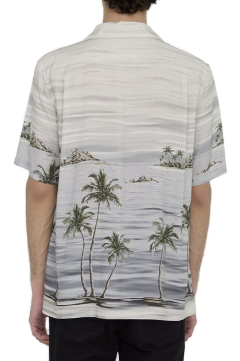 Celine Shirts for Men Celine Hawaiian Buttoned Short-sleeved Shirt