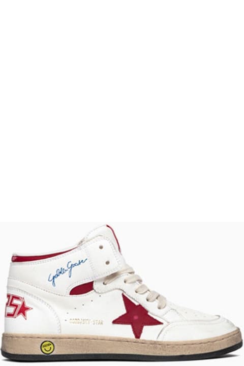 Golden Goose Shoes for Girls Golden Goose Logo Detailed Lace-up Sneakers
