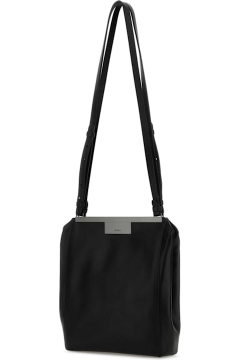 Max Mara Bags for Women Max Mara Black Leather Mmsummer Shoulder Bag