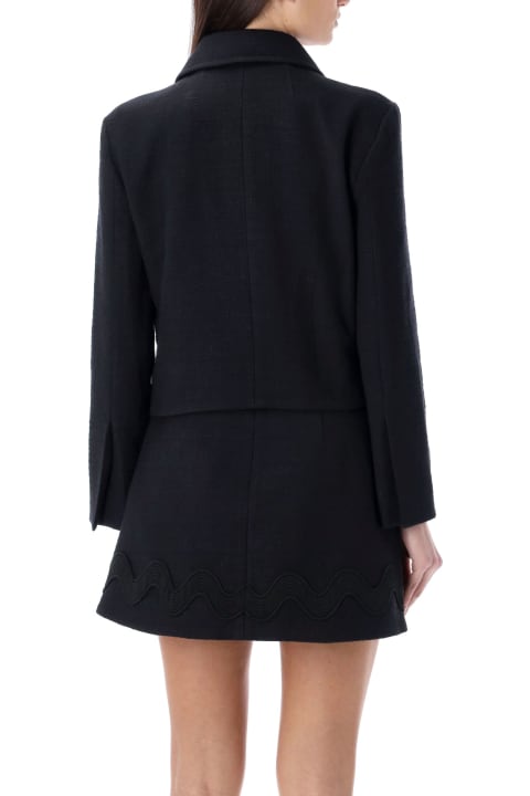 Patou Coats & Jackets for Women Patou Black Cotton Blend Jacket