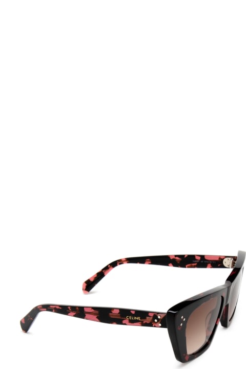 Celine Eyewear for Women Celine Cl40187i Red Havana Sunglasses