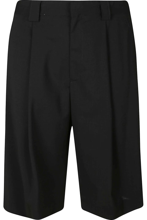 Maison Flaneur Pants for Men Maison Flaneur Straight Leg Plain Trouser Shorts