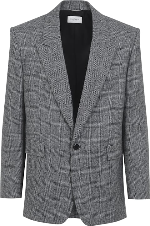 Saint Laurent for Kids Saint Laurent Wool Jacket