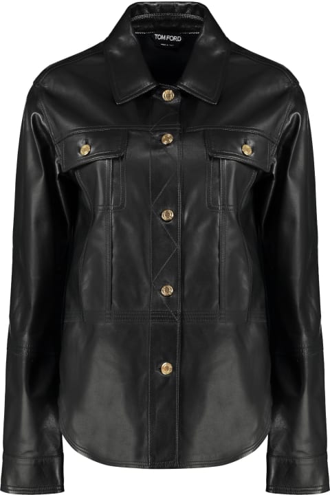 Tom Ford Topwear for Women Tom Ford Leather Overshirt