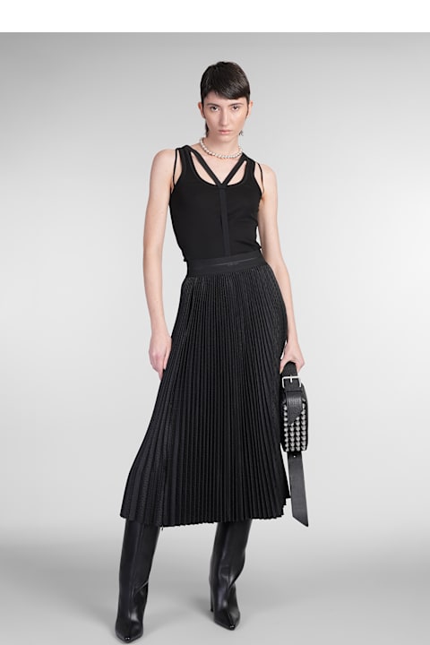 Helmut Lang فساتين لـ السيدات Helmut Lang Topwear In Black Cotton