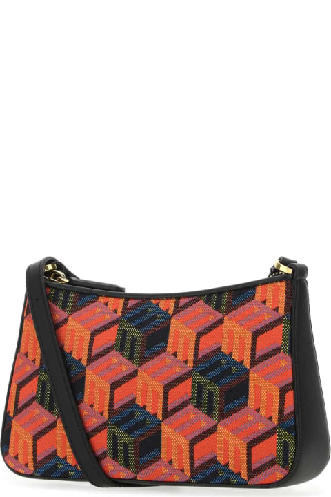 MCM for Women MCM Embroidered Fabric Rockstar Crossbody Bag