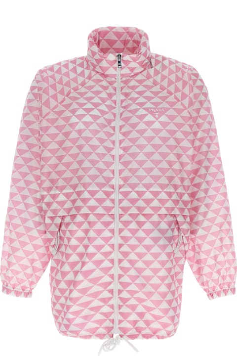Fashion for Women Prada 'prada Symbole' Waterproof Jacket