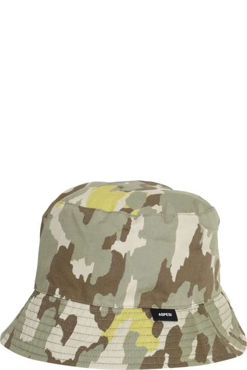 ボーイズ Aspesiのアクセサリー＆ギフト Aspesi Camouflage Bucket Hat